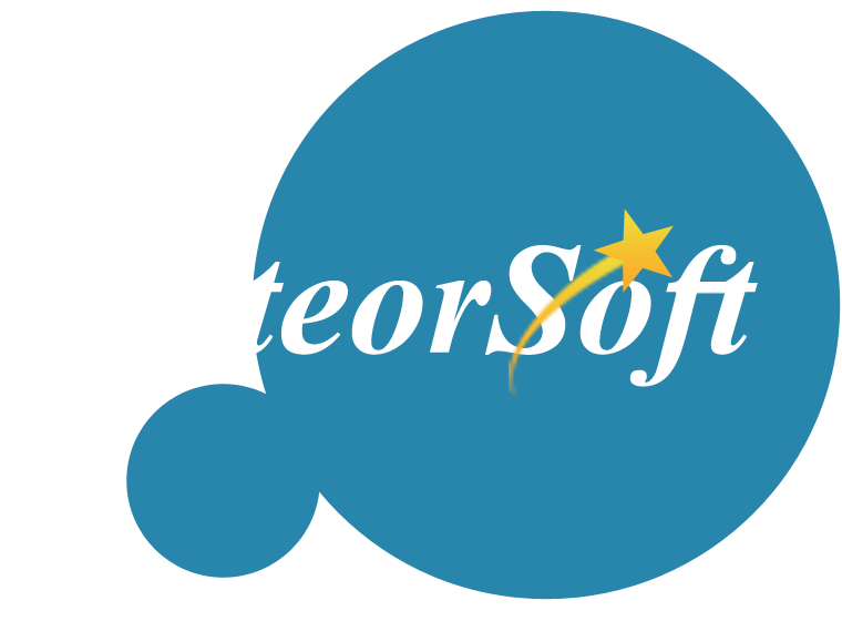 MTS logo, Meteorsoft logo with background